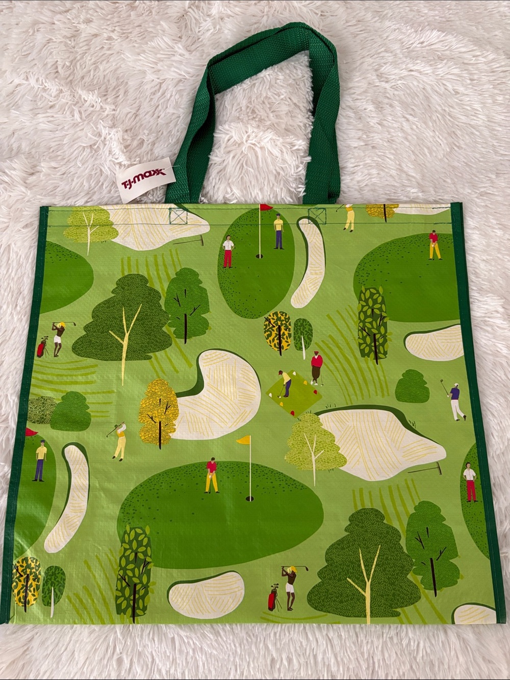Reusable Shopping Bag Golf ⛳️ Course Sand Trap Bag TJMaxx NWT